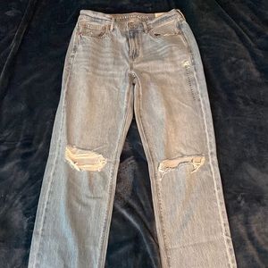 Light blue A&E Jeans, size 10/30W Long, comfort stretch waistband